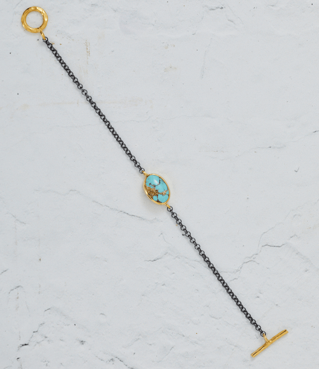 Oval Turquoise Stone bracelet