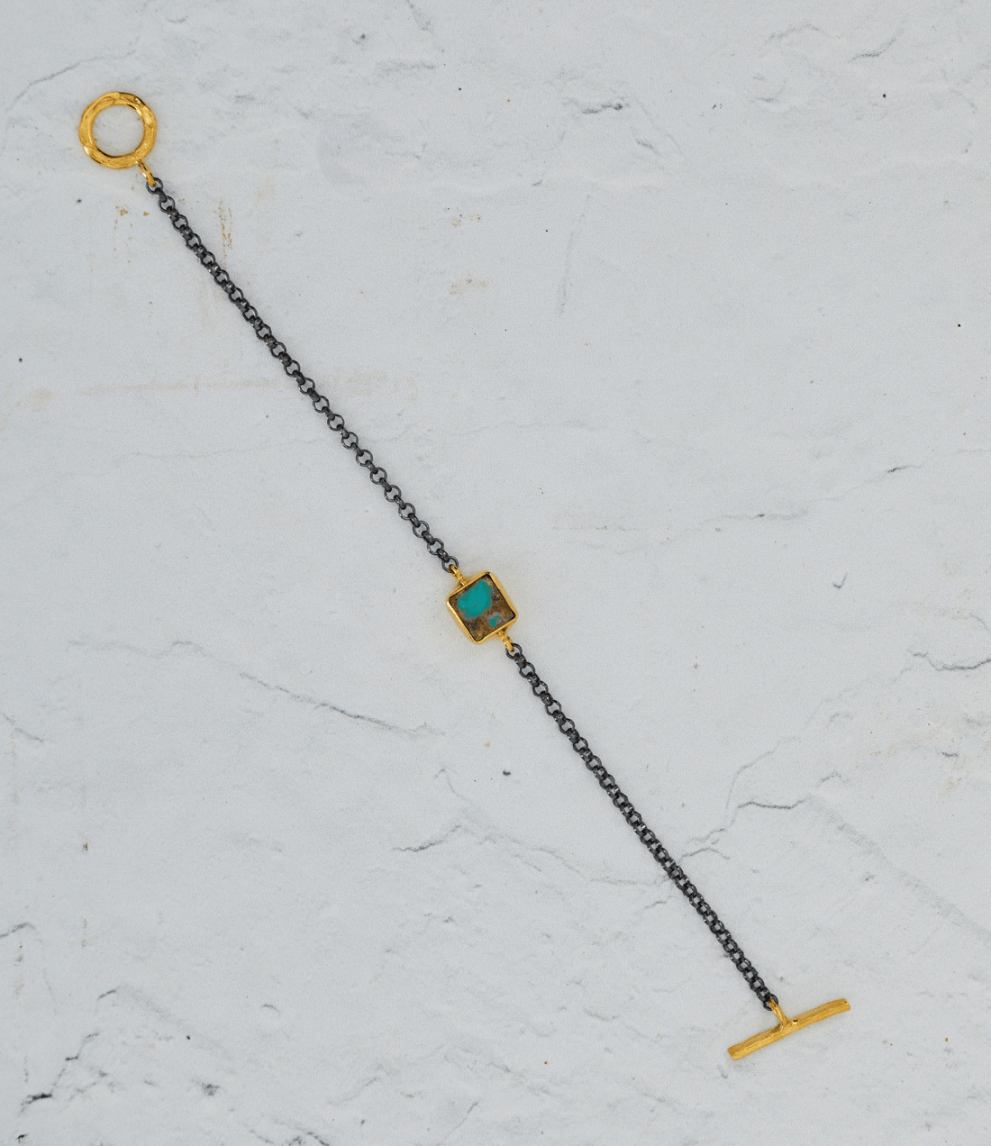 Square Turquoise bracelet